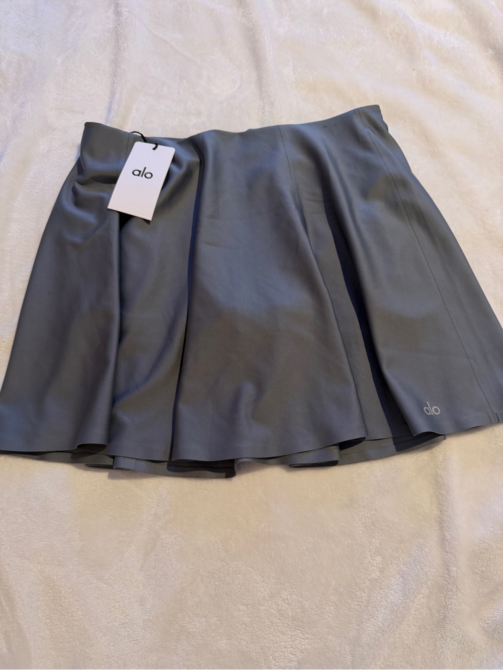 ALO Yoga Women's Slate Gray Skater Skirt